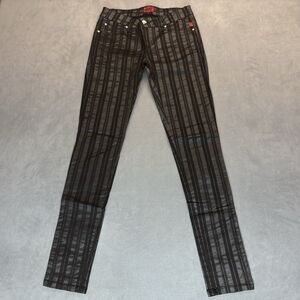 TRIPP NYC Womens Pants Size 5 Black Stripe Skinny Punk Emo Goth Rock Grunge